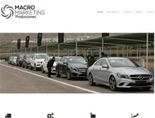 Tablet Screenshot of macromarketing.cl